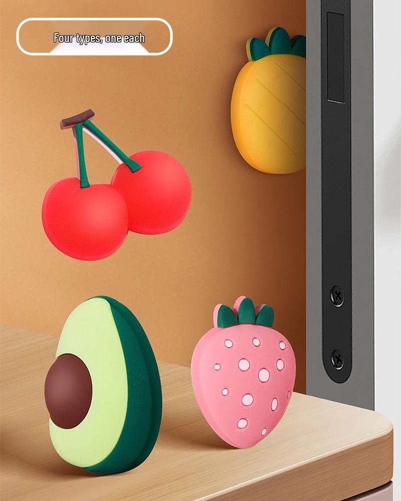 

Силиконовая противоударная накладка для защиты дверей и шкафов Strawberry *4