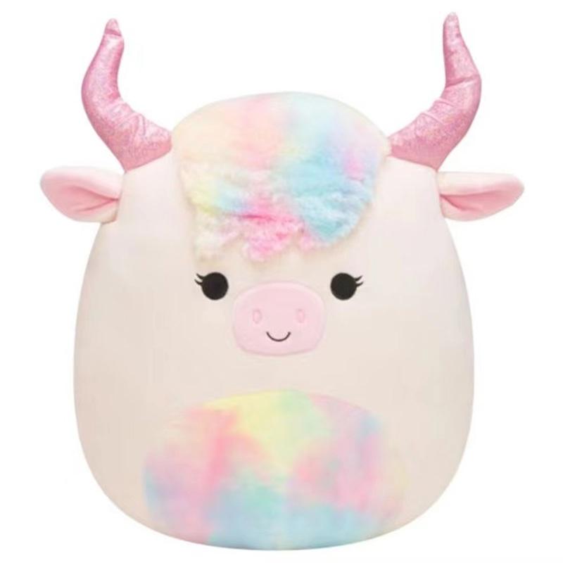 Adorable Cow Plush Pillow Toy Soft And Cuddly Animal Doll For Kids