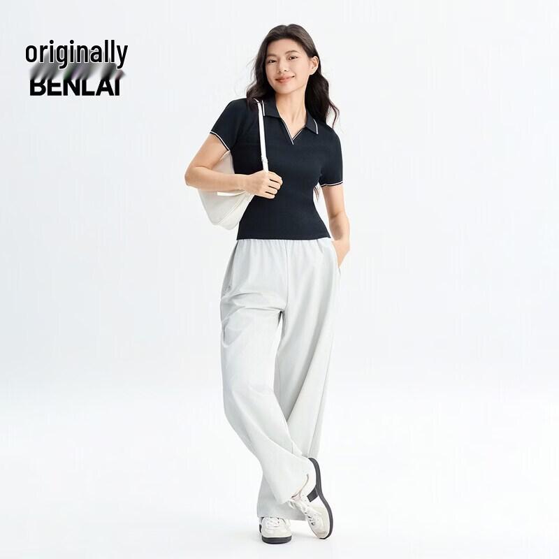 BENLAI Women's 2026 Summer Pleated Anti-Wrinkle Wide-Leg Casual Pants