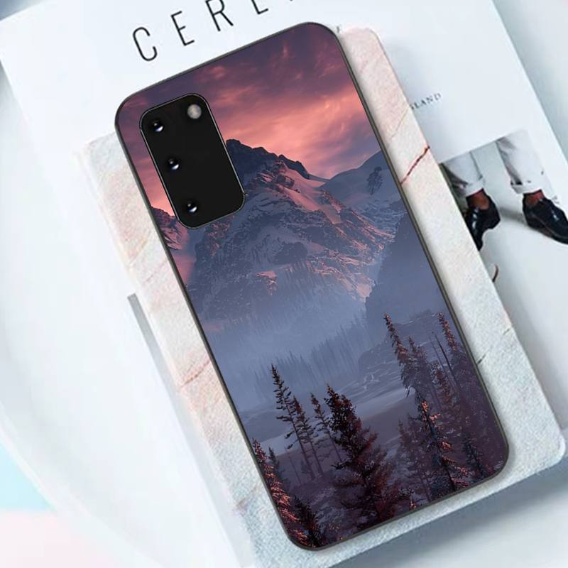 Mountain Forest Phone Case for Samsung S10 21 20 9 8 Plus Lite S20 UlTRA 7edge