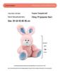 Adorable Pudding Rabbit Plush Toy - White Rabbit Comfort Doll & Sleep Companion Gift for Girls