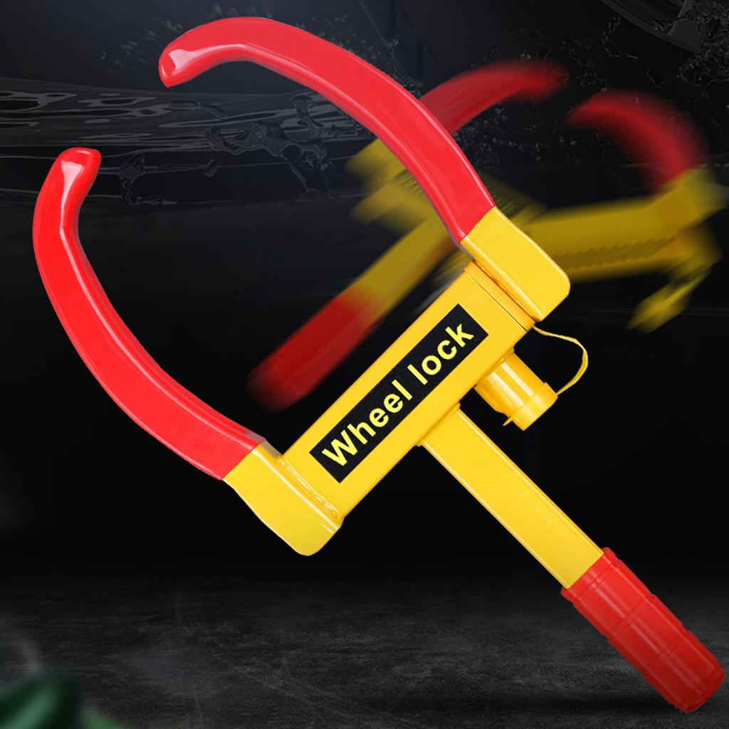 Industrial Grade Anti Theft Car Wheel Lock Clamp Boot Tire Claw Trailer Auto Car Truck Towing Vehicle Accessories