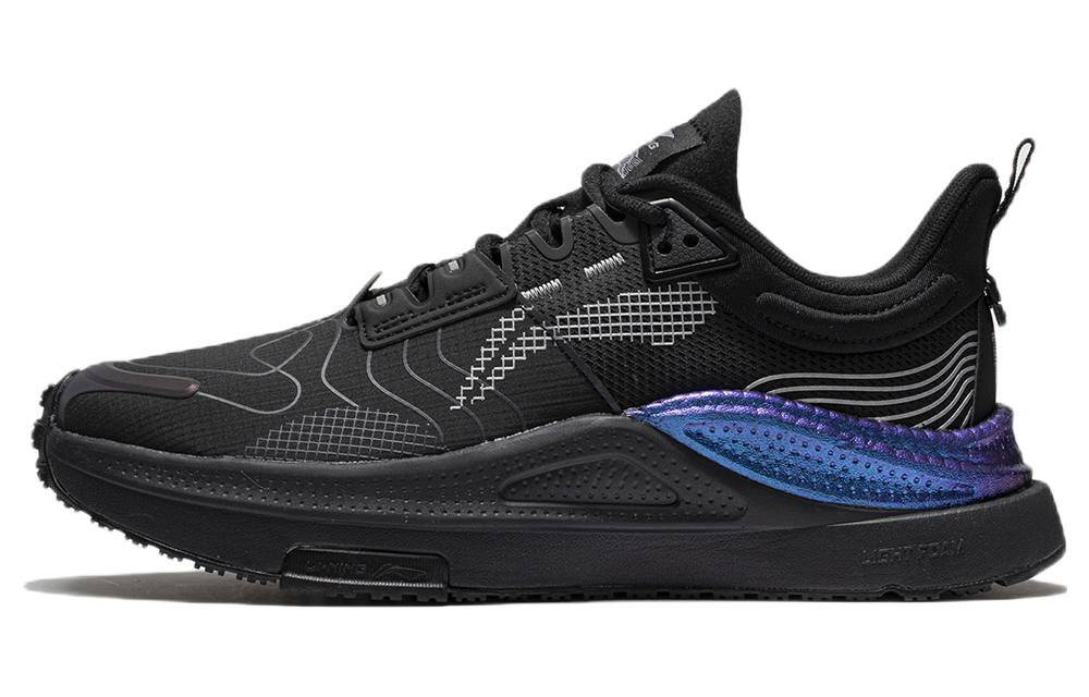 Li Ning Spark Rebound Легкие Низкие Спортивные Повседневные Кроссовки Мужские Черные AGLS003-3 43
