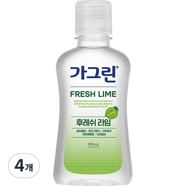 

Ополаскиватель для рта Gagreen Fresh Lime, 100 мл, 4 шт.