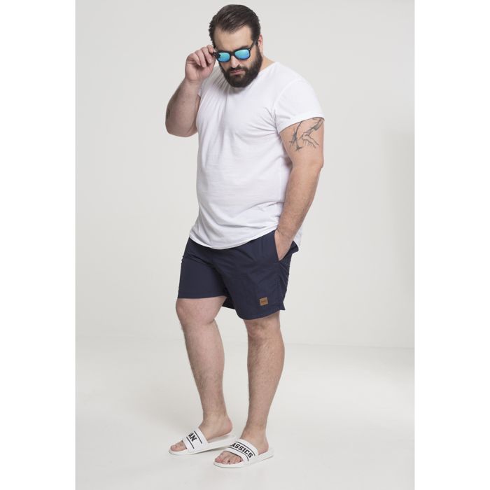 Short de bain - URBAN CLASSICS - Basic - Bleu marine - Grandes tailles - Homme