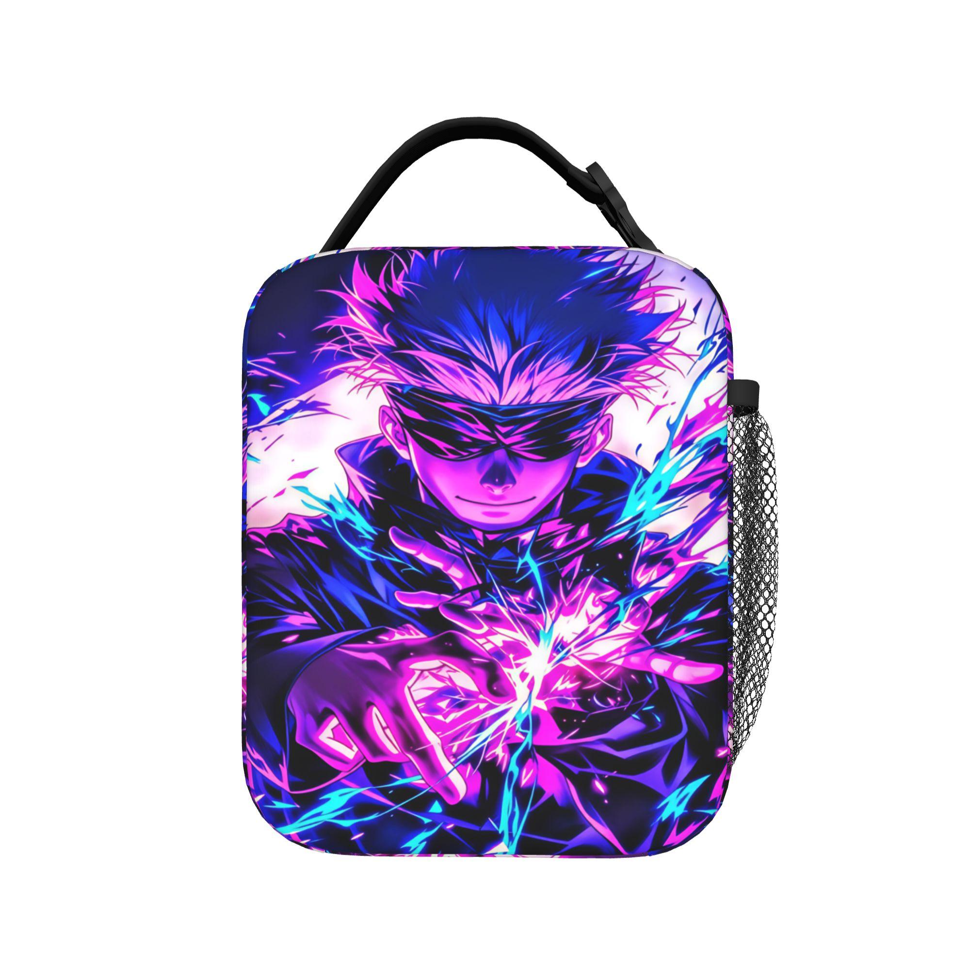 J-Jujutsus K-Kaisens Lunchtas Kantoor Lunchbox Voor Meisje Jongen Casual Ontwerper Tote Voedseltassen Oxford Draagbare Koeltas One Size