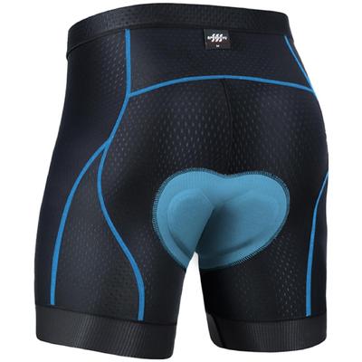 SPEEDCYC Herren Fahrradunterwäsche Radhose, 4D Gepolsterte Fahrrad MTB Unterhose mit Taschen und rutschfesten Beinabschlüssen