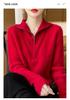 Women's High-Neck 100% Wool Cable Knit Sweater - Thickened Long Sleeve Zipper Pullover for Autumn & Winter