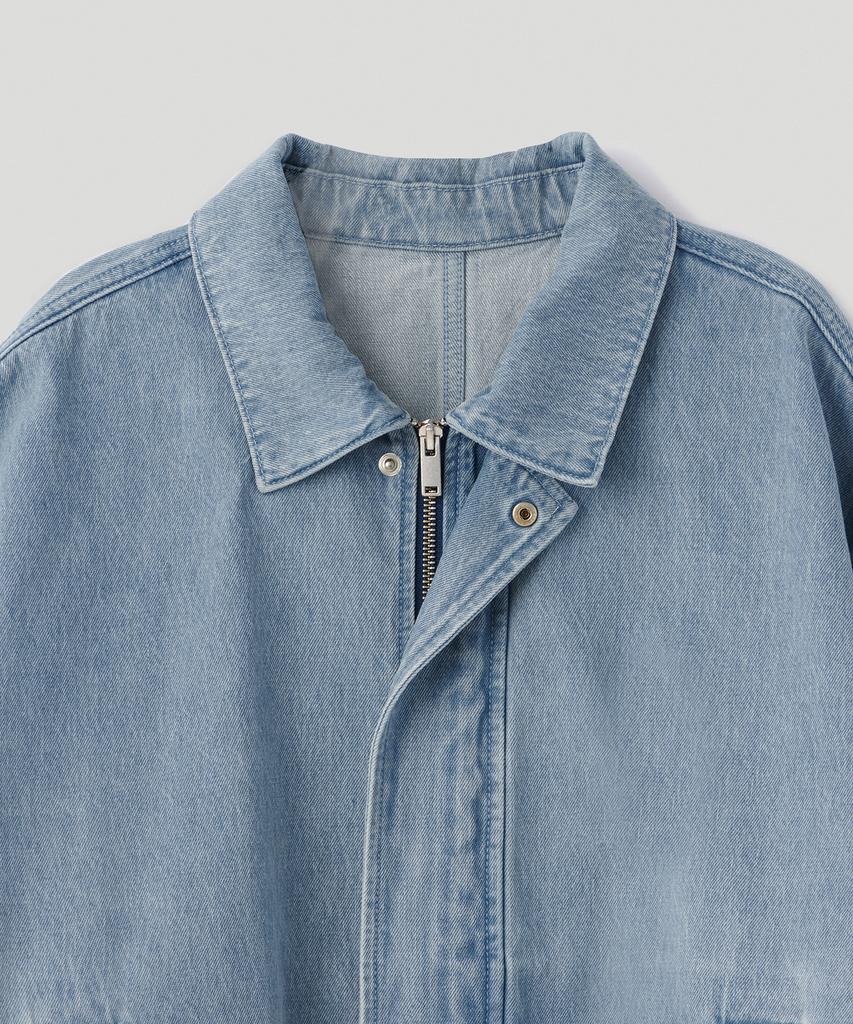 Musinsa Standard Oversized Denim Blouson Jacket [Light Indigo]