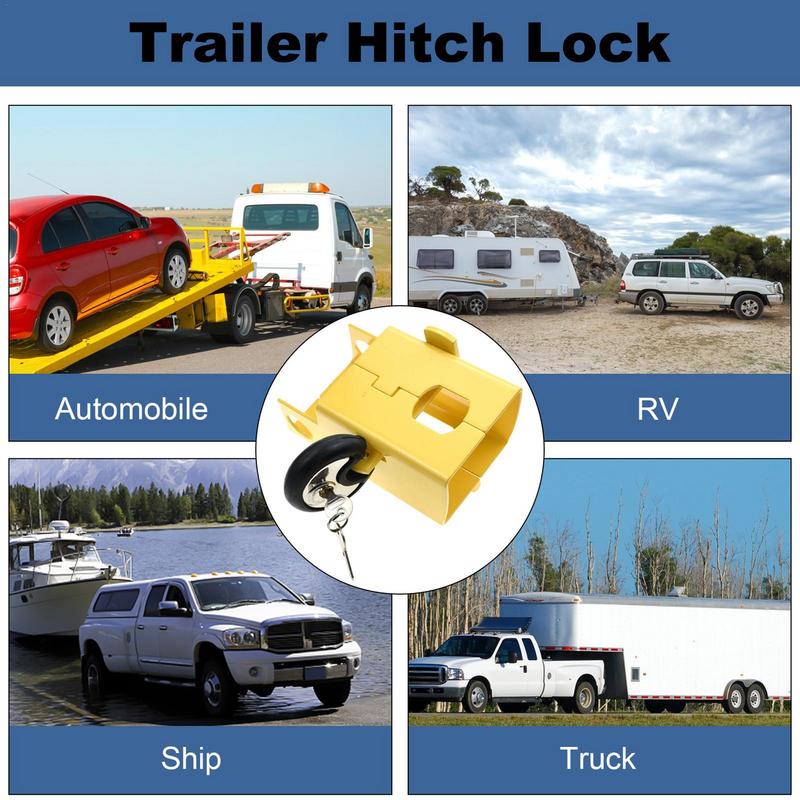 Trailer Lock Strong Generic Weatherproof Trailer Hitch Pin Lock Generic Trailer Hitch Pin Lock Adjustable Anti-Theft Travel
