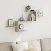 VidaXL Wall Shelf Sonoma Oak 104x15x49 Cm Engineered Wood 853202