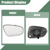 Right Passenger Side Mirror Glass Heat Blind Spot 89731-0E371 Compatible with Toyota Highlander 2020 2021 2022 2023 2024 Right Side Mirror Glass Rear