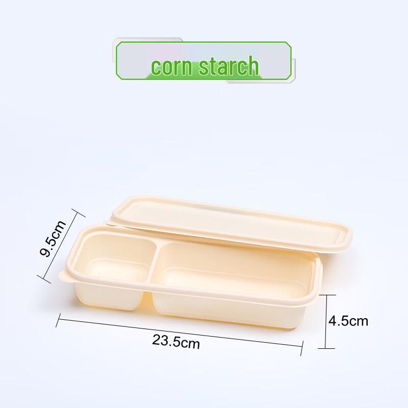 Homeglen Disposable Corn Starch Meal Box