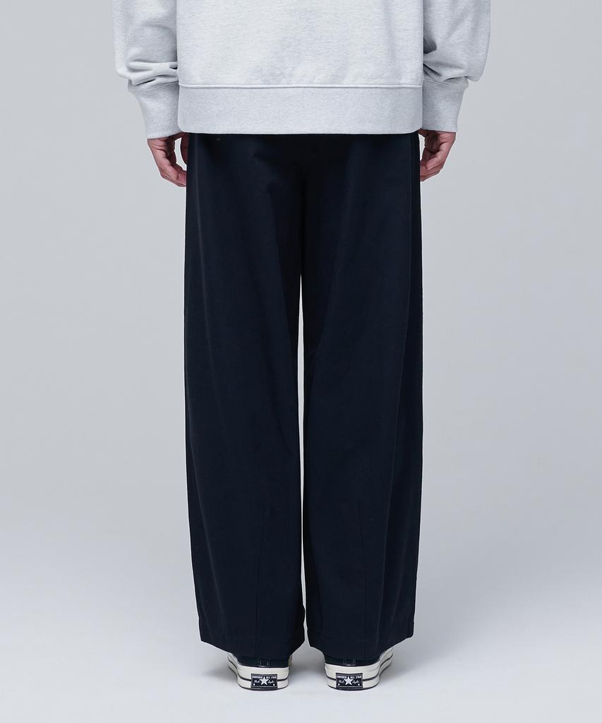 MUSINSA STANDARD Cotton Wide Balloon Pants [Navy]