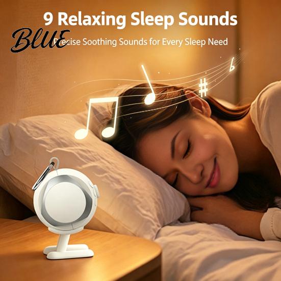 Wireless Baby Sleep Soother White Noise Sound Machine with Bluetooth-compatible Speaker Portable Infant Aid USB Rechargeable Speaker for Sleep,
