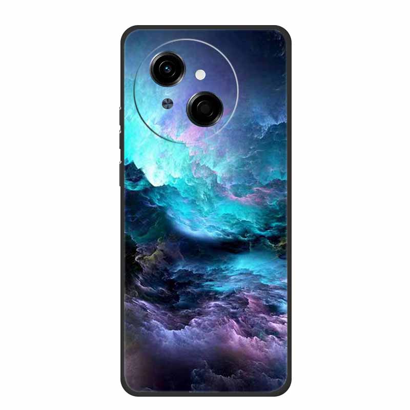 For Tecno Spark Go 1 S Case Coque Black Silicone Soft Phone Case For Tecno Spark 40C Go 1S Pop 9 4G Back Cover Case 40 C Funda