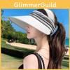 Summer Uv Protection Wide Brim Sun Hat For Women With Breathable Fabric And Shade
