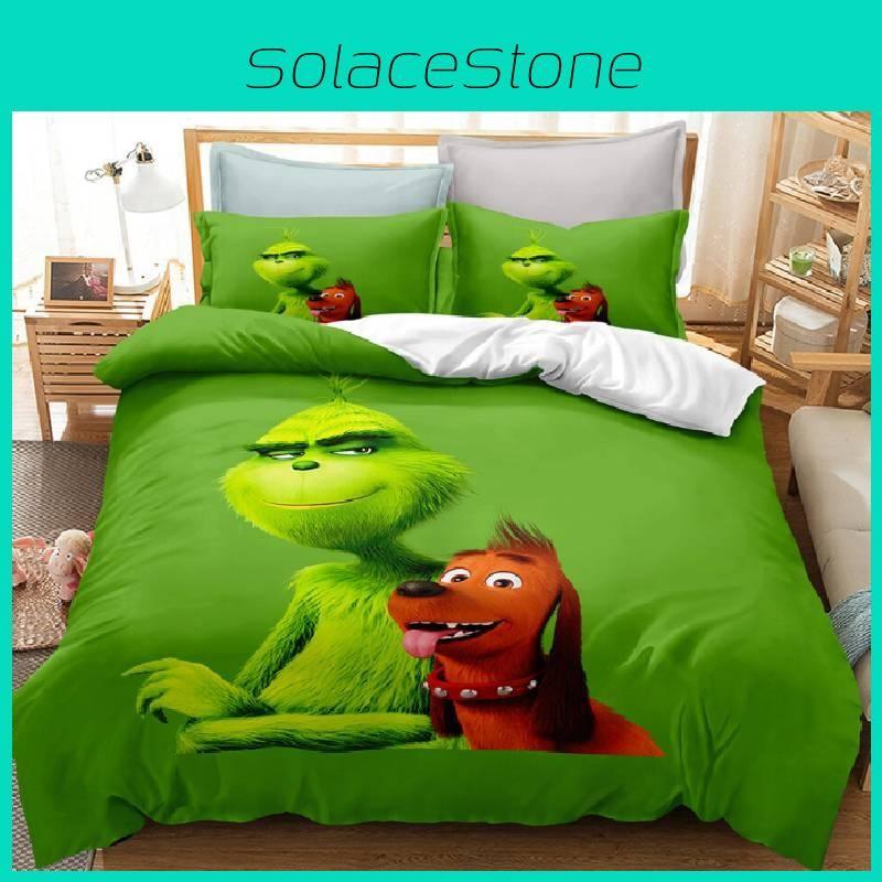 Bedding Single The Double Duvet Cover Pillowcase Cartoon Bedding Print