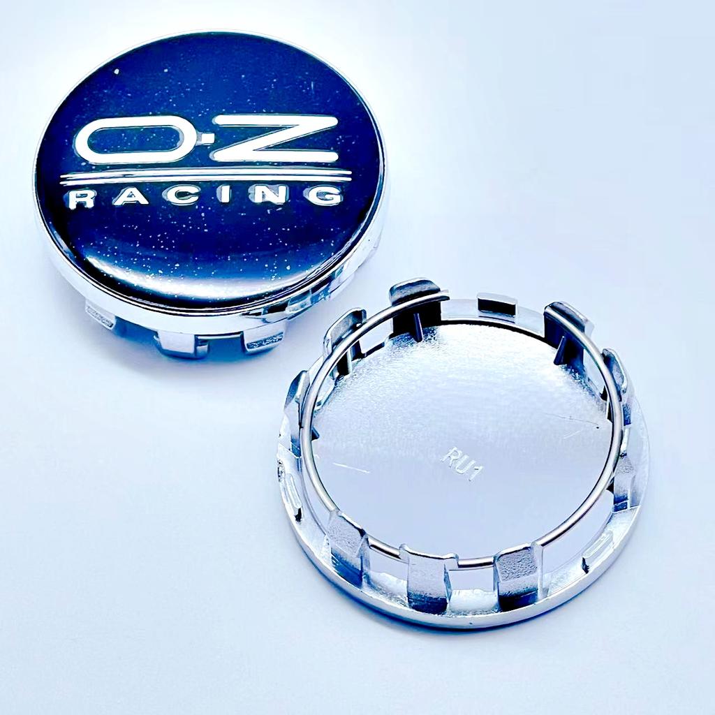 4 szt. 59 mm Stylizacja Samochodu OZ Racing O.Z Logo Dekielki Środkowe Piast Kół Samochodowych Naklejka Ozdoba Pokrywy Felgi Odznaka Emblemat Akcesoria Samochodowe