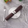 Zinc Zinc Alloy Metal Napkin Ring Gold/Silver Wedding Towel Rings Household Napkin Holder  Thanksgiving