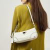 Cowhide Shoulder Messenger Bag Textured Commuter Underarm Women's Bag Baguette Bag