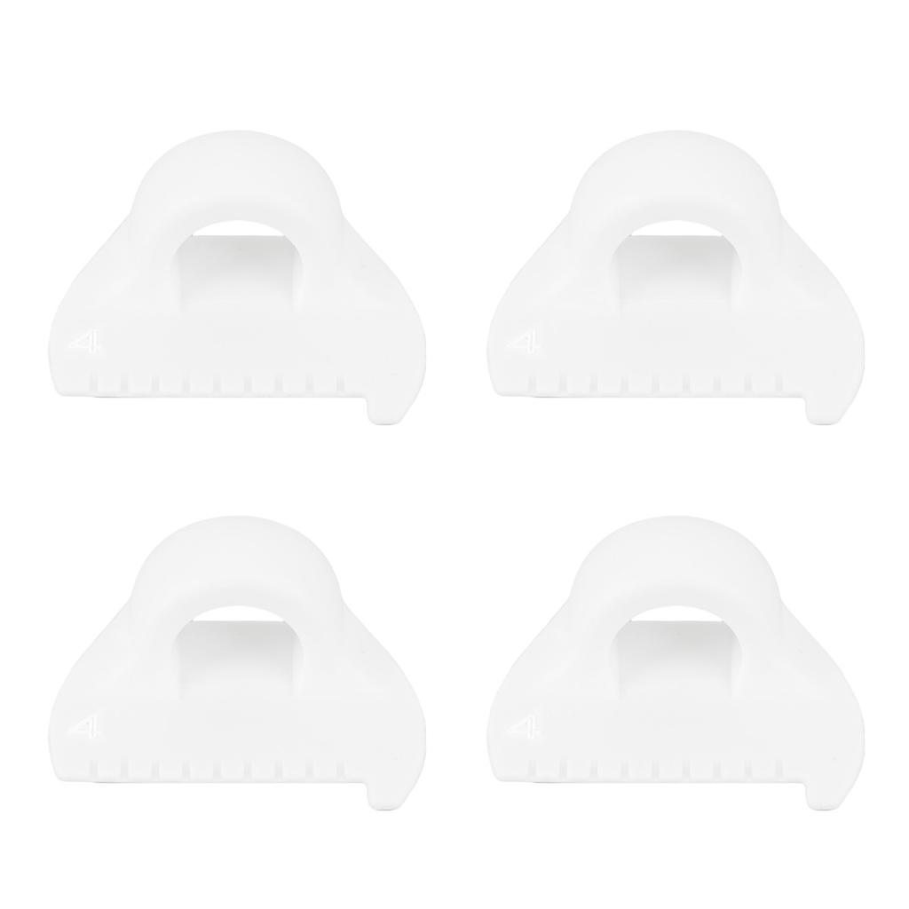 4Pcs Sewing Finger Ruler PLA Lightweight 4mm Seam Needle Gauge Set for Crafting Projects
