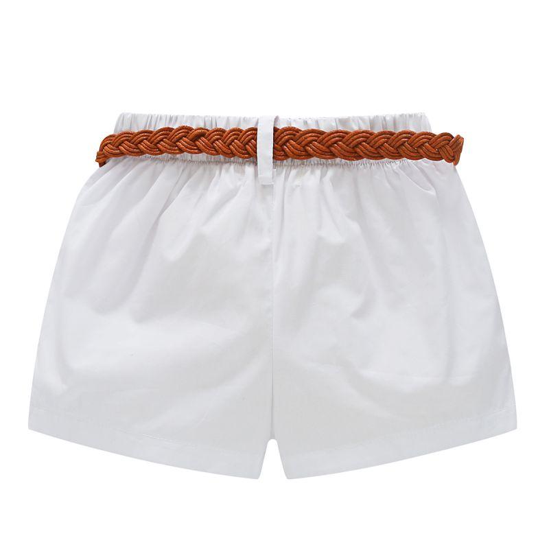 Children Baby Girls Floral Chiffon Polka Dot Sleeveless T-shirt Tops + Shorts Outfits