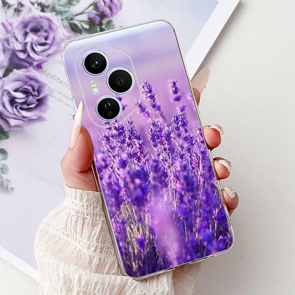 Clear For Honor 400 Pro Case DNP-NX9 Cute Cartoon Cat Fashion Flower Funny Painted Soft Bumper For Honor 400Pro Back Cover Funda
