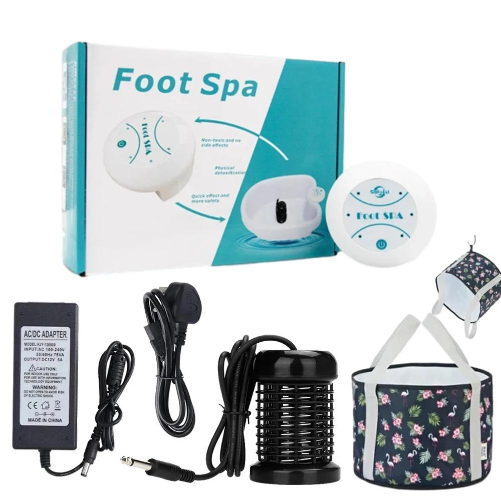 

Ионный детокс-массажный аппарат для ног с массажем соков ног Ion Cleanse Aqua Cell Spa Ion Detox Relief Stress Massage+Basic US Plug