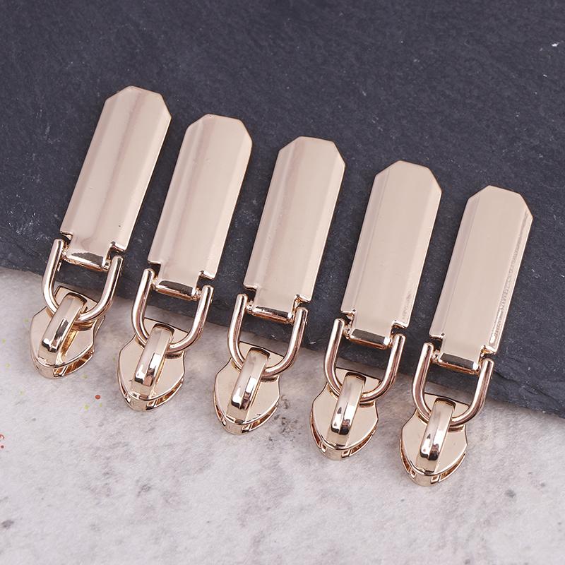 

5 шт. пуллеров для молнии из цинкового сплава для сумки, круглой формы, металлический слайдер для молнии, аксессуары для сумки для кошелька