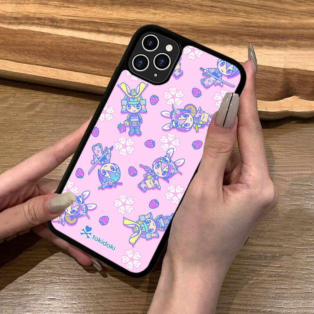 

Japan Tokidoki Anime Phone Case For IPhone 17 16 Pro Max Air 13 12 Mini 14 15 Plus 11 PC+TPU Back Cover iPhone 16 plus