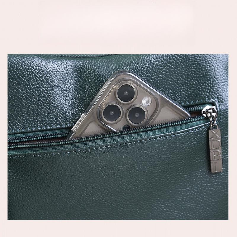 Faux Leather Handbags for Women New Boston Designer Luxury Hand Bag Woman Green Black Shoulder Bags Ladies Trend Fashion