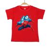 Boy's Summer Spiderman T-Shirt: Pure Cotton Short Sleeve Top