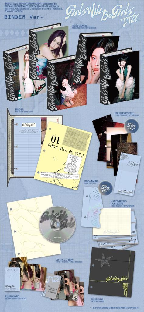 ITZY Will Be Binder [Random] [Girls Girls] Ver.