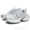 Spring trend men's and women's retro fashion dad shoes comfortable and breathable thick-soled invisible height-increasing casual shoes