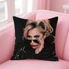 Singer LLady GGaga Cushion Cover Natural Linen Pillow Case DoubleSided Print Decorative Sofa Pillowcase Home Decor Gift