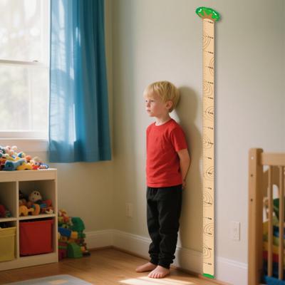 Kids Growth Chart Wall Sticker Children Room Nursery Bedroom Baby To Adults Boys Girls Height Measurement Ruler Cartoon Decoration Decal