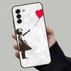 Banksy Graffiti War Phone Case For Samsung Galaxy A13,A21s,A22,A31,A32,A52,A53,A71,A80,Soft Black Shell