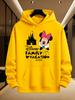 Disney Family Parent-child Outfits Mickey Mouse and Minnie Boys  Girls Men  Women Couples Autumn and Winter Multi-color Hoodies