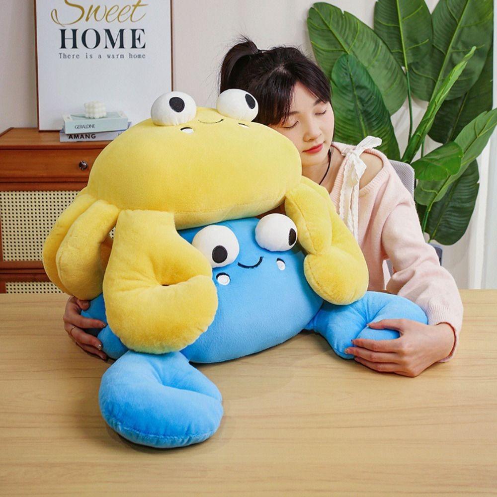 PP Cotton Simulation Crab Plush Doll Soft Sea Crab Plush Pendant  Valentine's Birthday