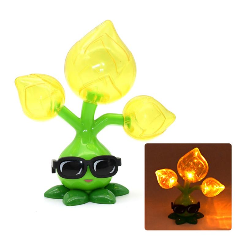 Plants Vs. Zombies Figure Toys Peashooter Gatling Pea Shooter Plastic Action Figure Model Toys