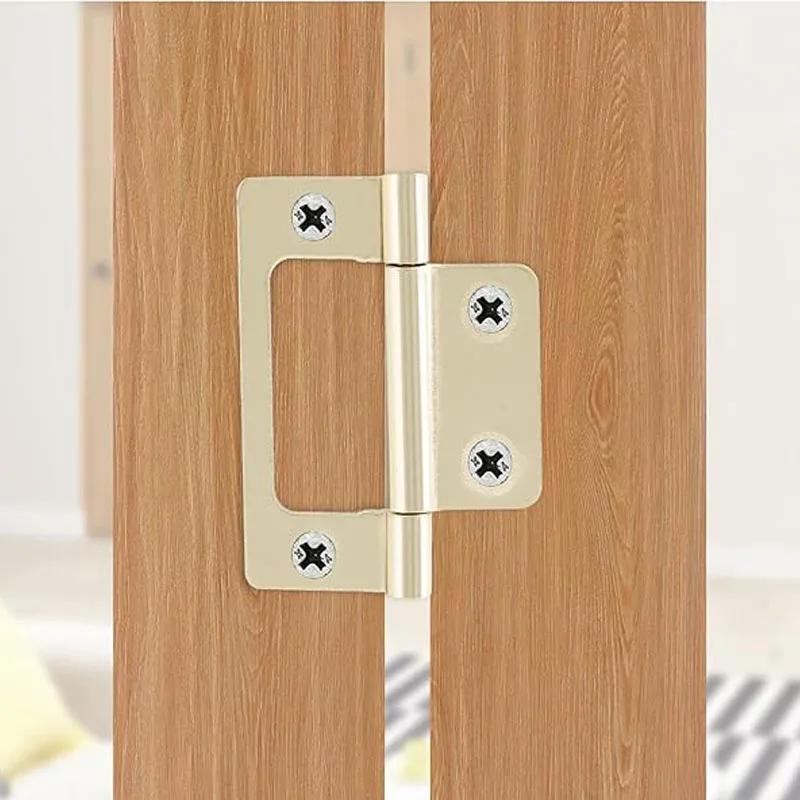 10pcs Door Hinges Bifold Butt Cabinet Hinges Vintage Furniture Hardware Antique Door Hinge