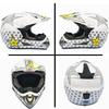 Professional Motocross Helmet for Kids Adults Motocross Dirt Bike Off Road Motorcycle Helmet with Goggles Gloves Face Cover
