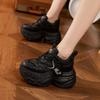 Platform Dad Shoes Women's 2025 Autumn and Winter New Lace-up Versatile Casual Sports Shoes Muffin Non-slip Inner Height-increasing Women's Shoes