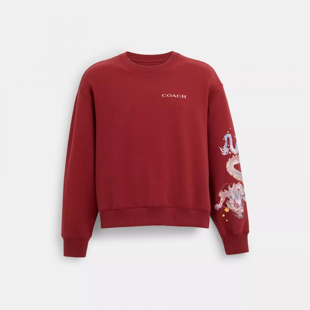 

Тренерский новогодний Crewneck с драконом