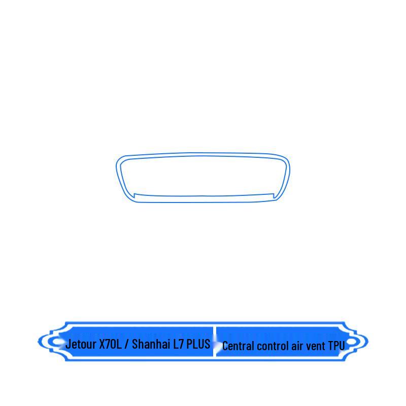 Jetour X70L/Shanhai L7PLUS 25-26 Center Console Screen Protector Trim Sticker
