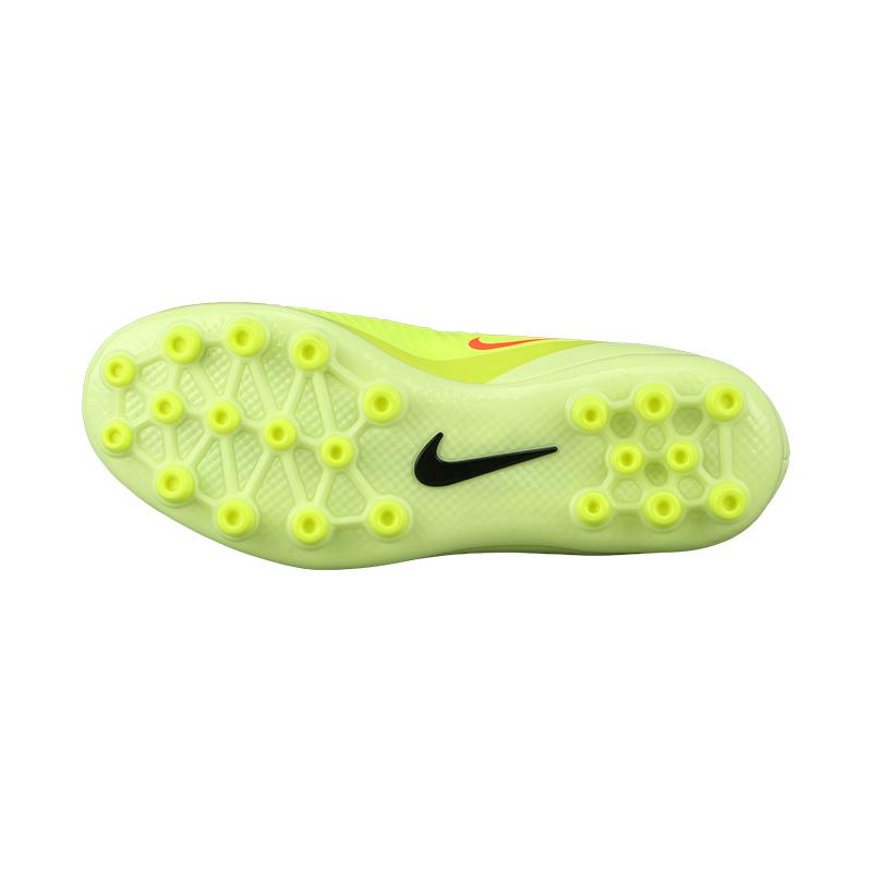 Nike JR. Phantom 6 High Academy AG PS HQ2034-800 Limelight Hyper Crimson Volt Kids' Soccer Cleats