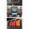 SHINEKA Lamp Hoods For Suzuki Jimny 2007-2017 Car Rear Bumper Fog Lamp Light Trim Cover Rear Fog Light Decoration Accessories