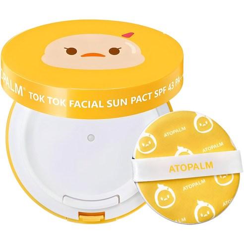 ATOPALM Tok Tok Facial Sun Pact SPF43 PA+++ UV Protection Cushion Sunscreen 15g