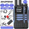 2 BUC Baofeng UV16M V2 Walkie Talkie Raza Lungă 999 Canale Ecran LCD 1.77" Radio Ham FM AM TipC Încărcător Copiere Frecvență Radio Bidirecțional